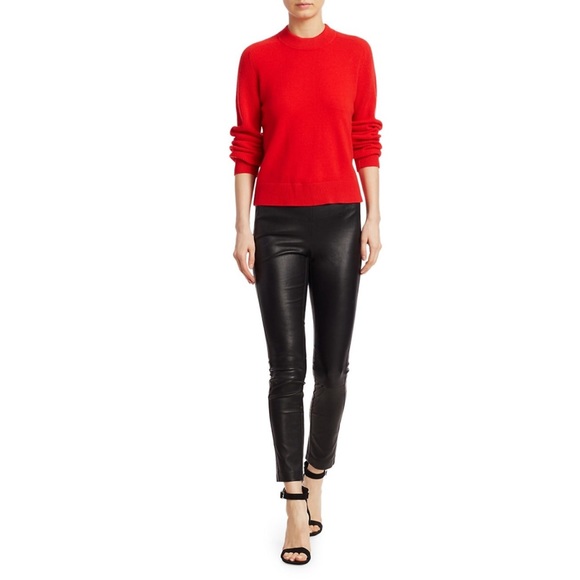 Rag and Bone Stretch Skinny Leather Pants - Picture 5 of 12